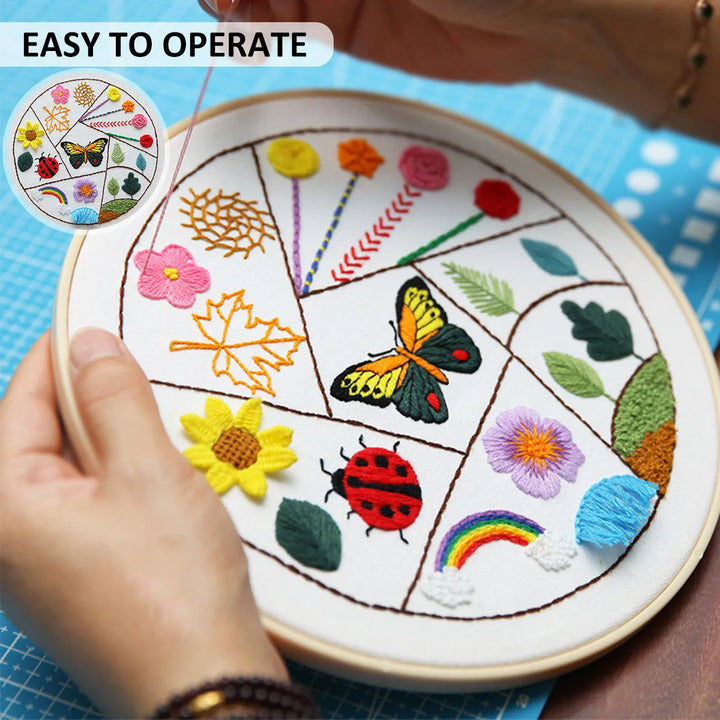 DIY Embroidery Stitch Kit