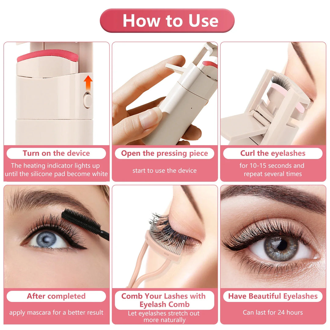 Electric Heated Eyelash Curler