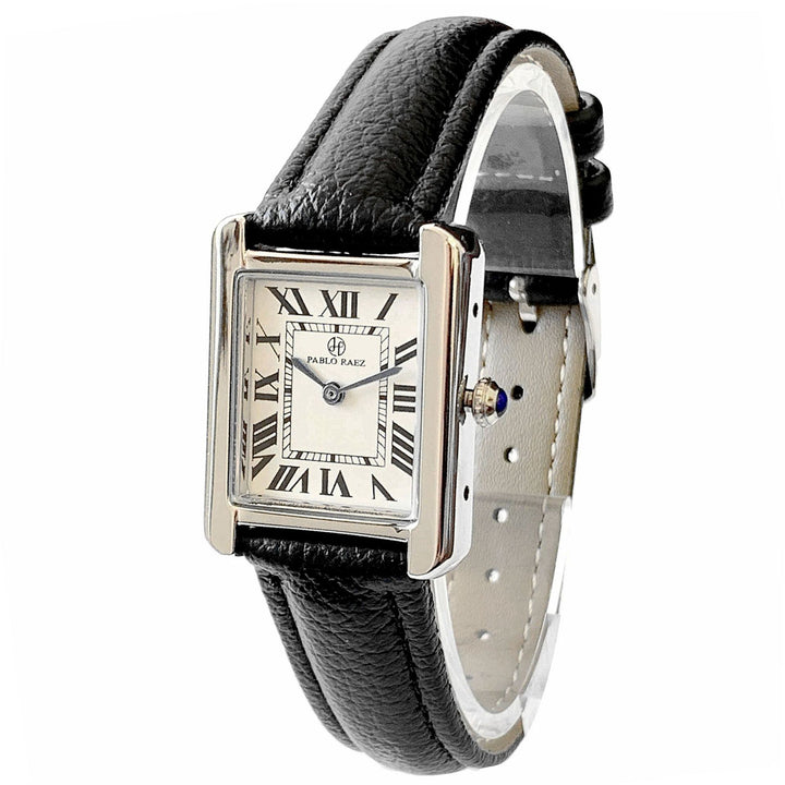 Women's Belt Rectangular Dial Roman Scale Quartz Watch