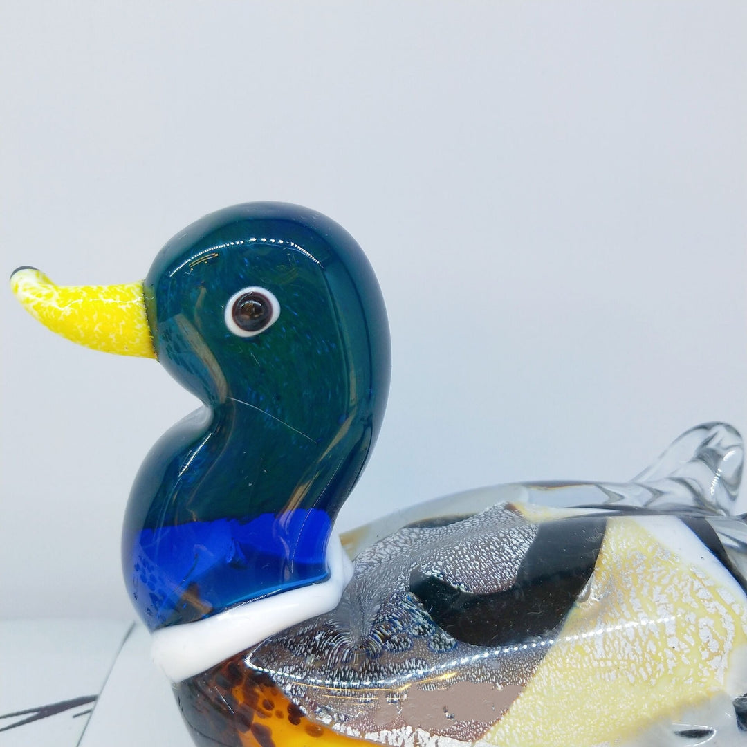 Creative Mandarin Duck Ancient Method Glass Decoration