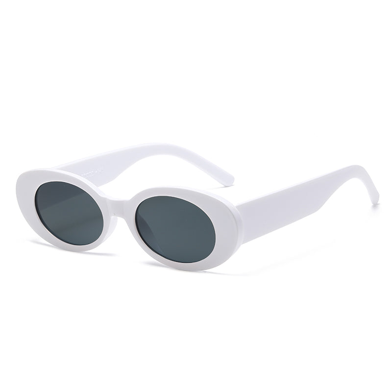 Luxury Small Oval Sunglasses - Vintage Style Gradient UV400 Eyewear