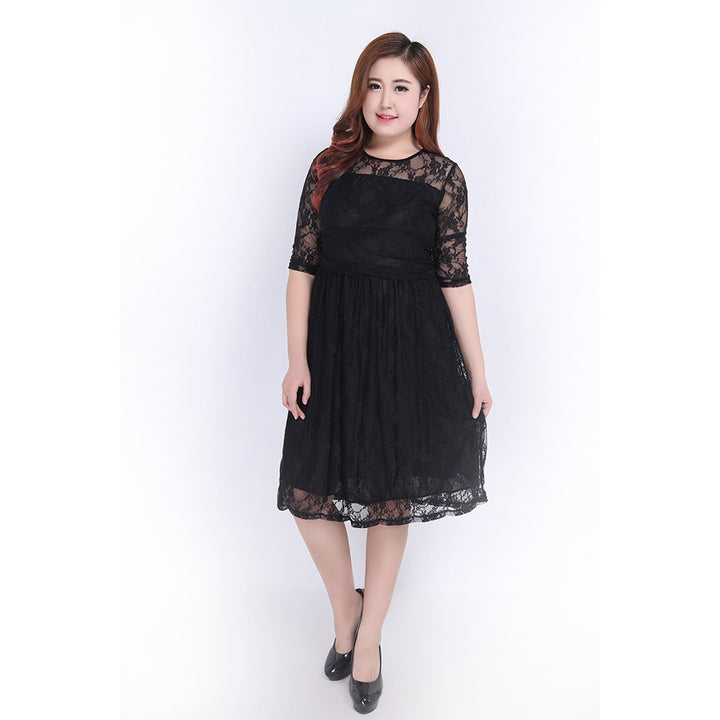 Women's Clothing Elegant Half Sleeve Dress