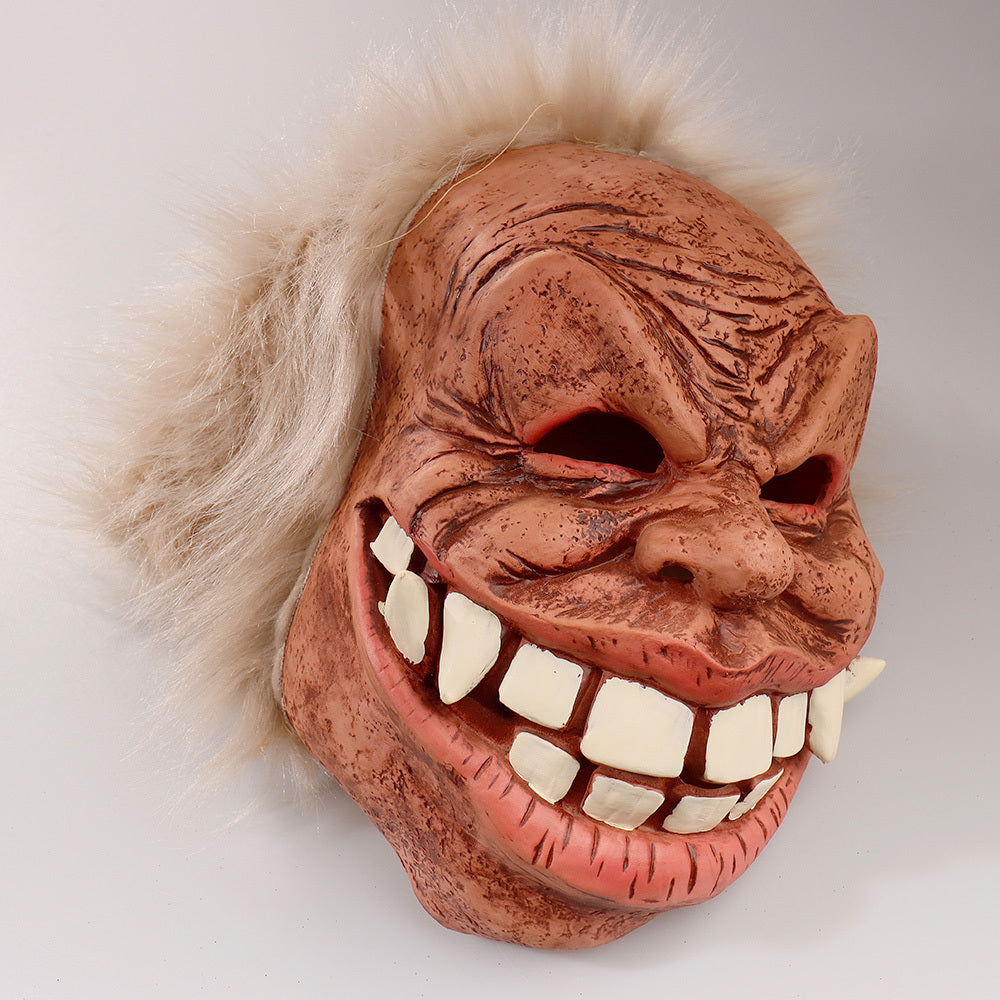 Funny Old Man Mask With Buck Teeth