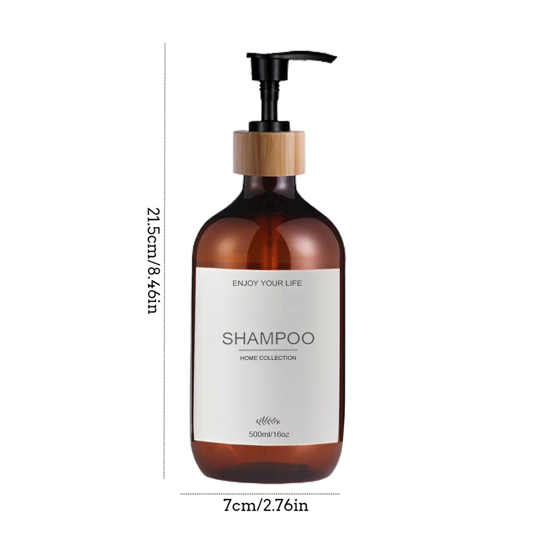 Chic 500ml Soap and Shampoo Dispenser Set