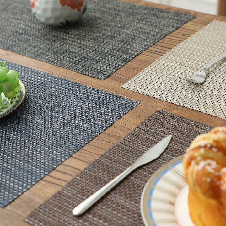 Durable Waterproof Placemats - Easy to Clean, Non-Fading Dining Table Mats