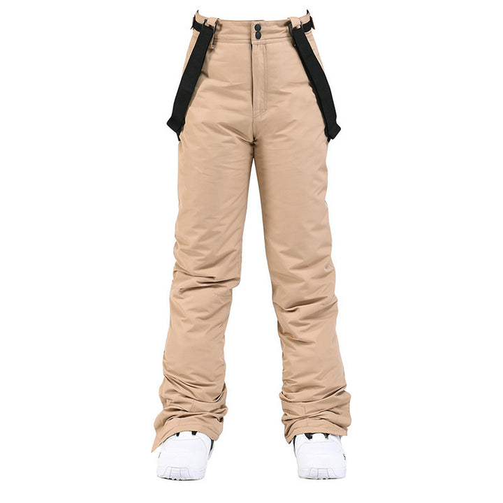 Ski Pants Men's Windproof Waterproof Detachable Elastic Waist Thick Thermal Cotton Pants Men