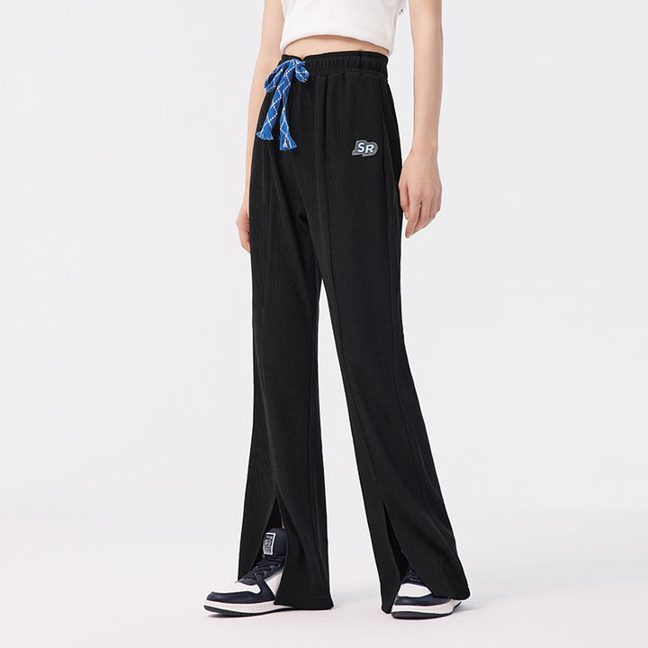 Trendy Flared Split Pants for Women