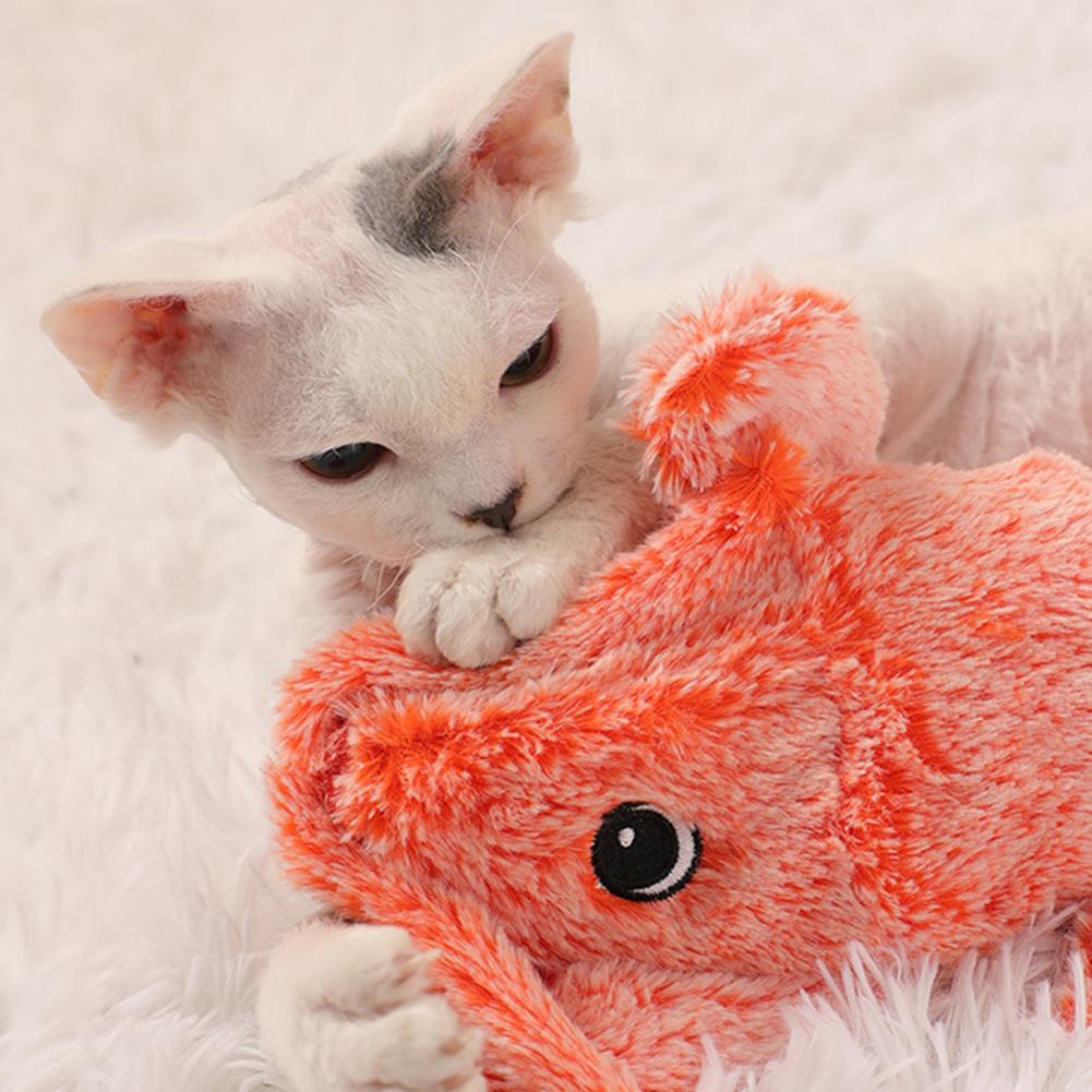 Interactive Plush Flopping Lobster Toy