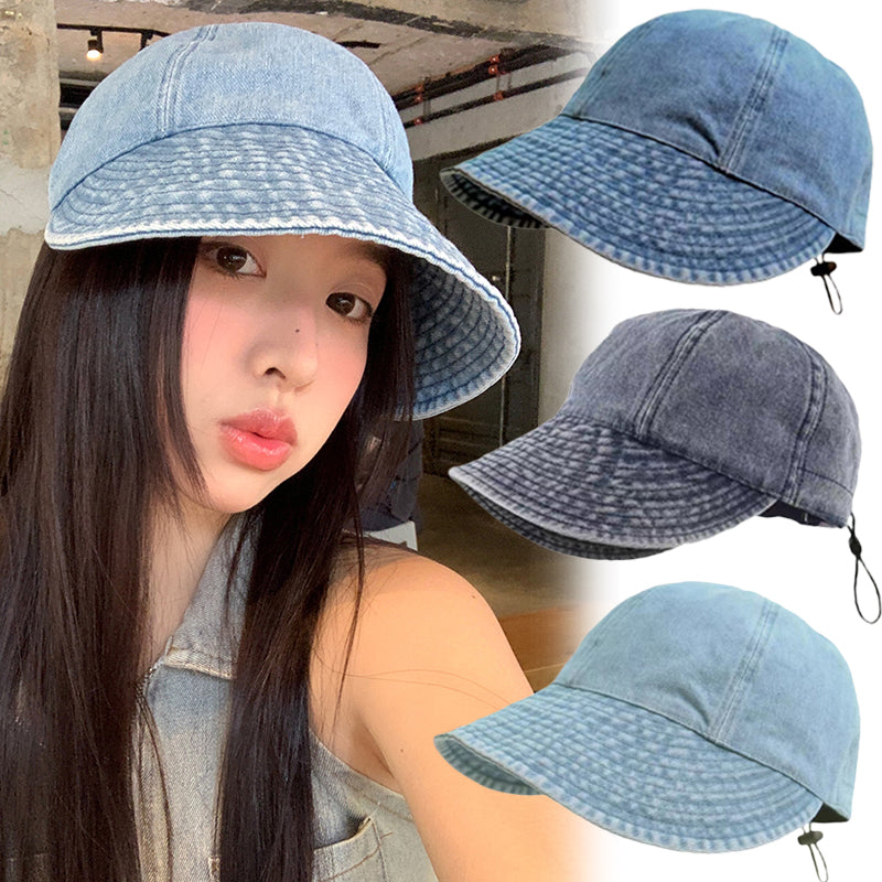 Summer Wide Brim Foldable Sunshade Fisherman Hat for Women