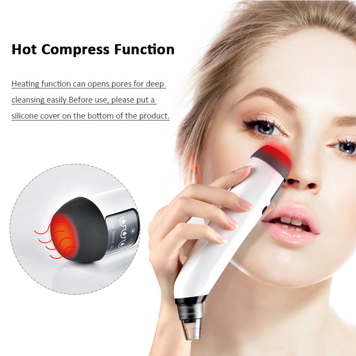 Rechargeable Pore Vacuum Facial Cleanser & Blackhead Extractor