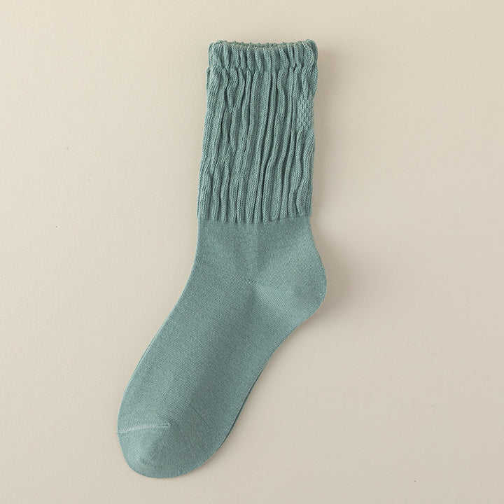 Women's Mid-Tube Cotton Socks for Spring and Autumn