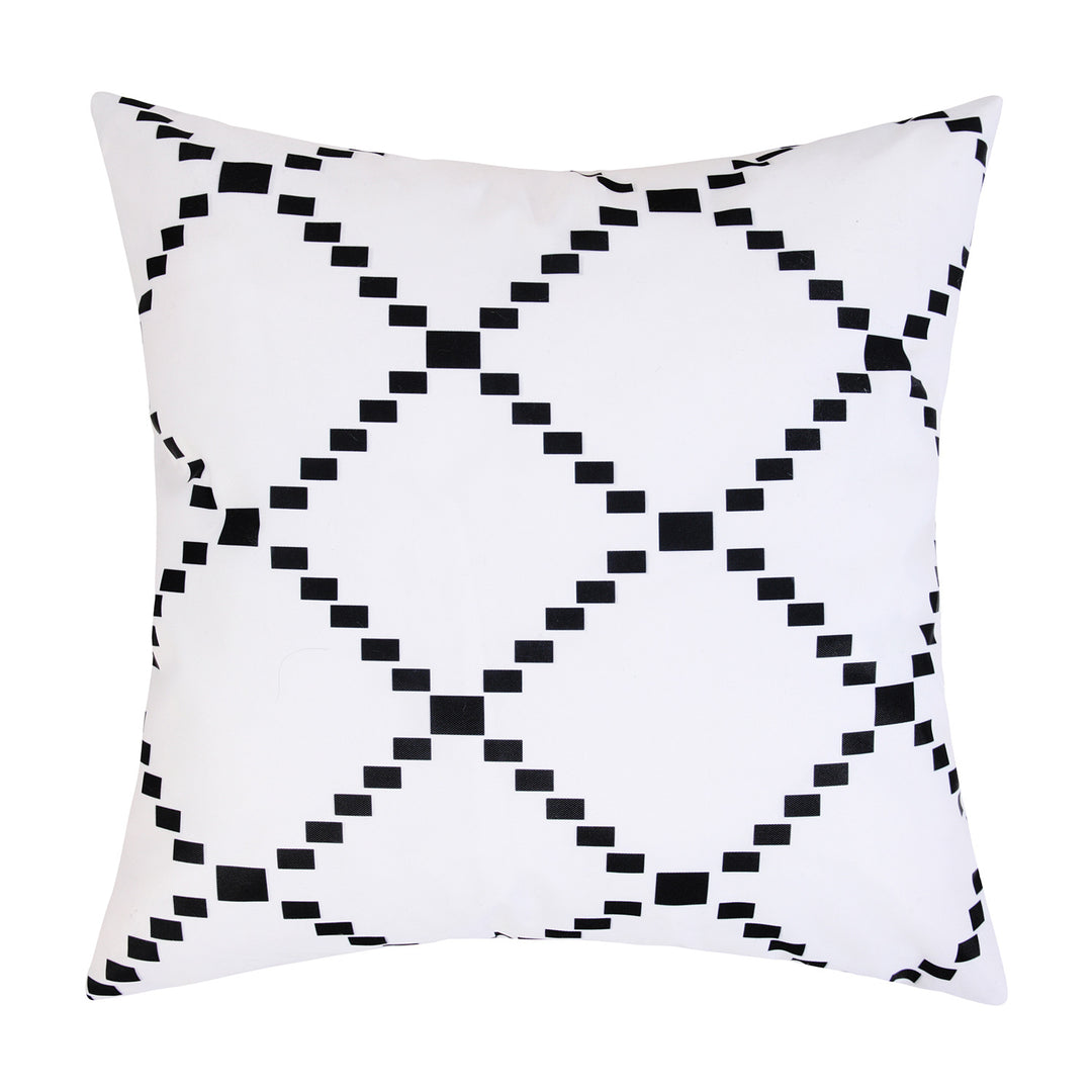 Boho Waterproof Geometric Throw Pillow Covers for Outdoor and Indoor Use