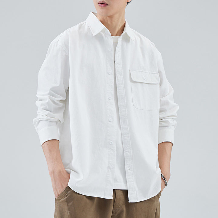 Men's Cotton High-grade Loose Casual Shirt Coat