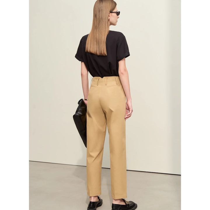 Minimalist Women's Harem Pants - Casual & Comfy Ankle-Length Basics