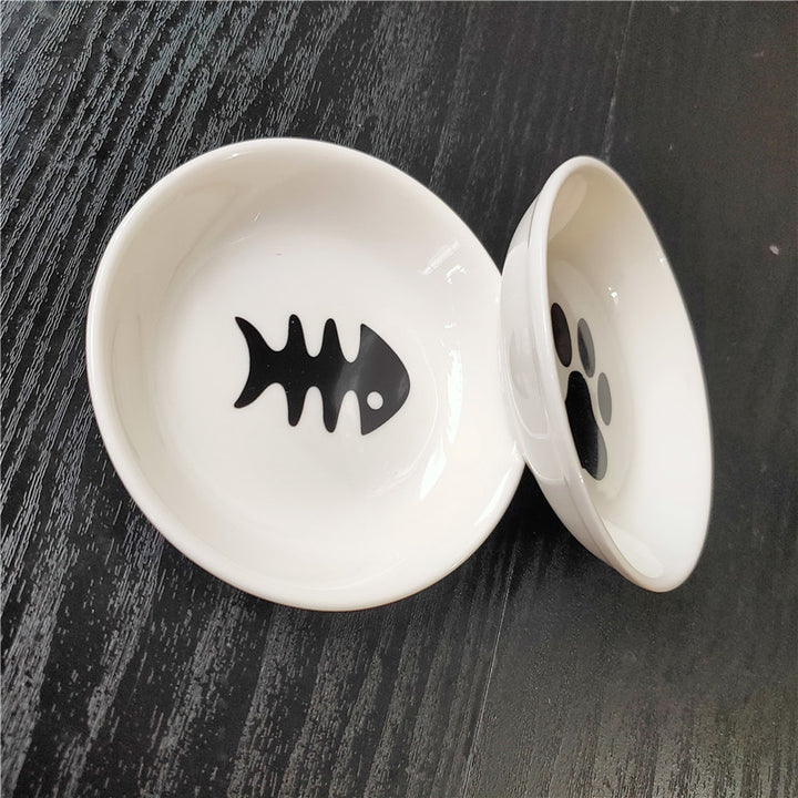 Cute Cat Mini Ceramic Snack Plate