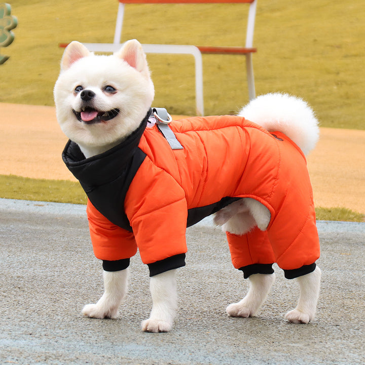 Waterproof Winter Dog Coat with D-Ring