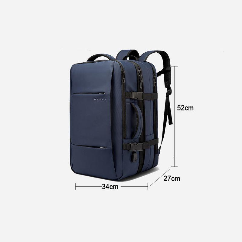 Expandable USB Travel Backpack for Men