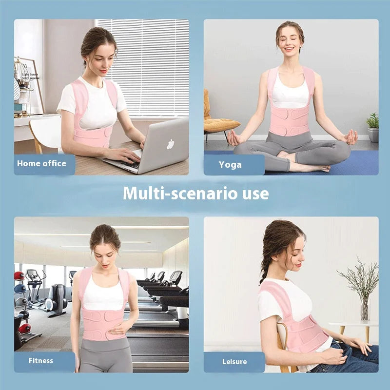 Posture Corrector & Lumbar Support Brace