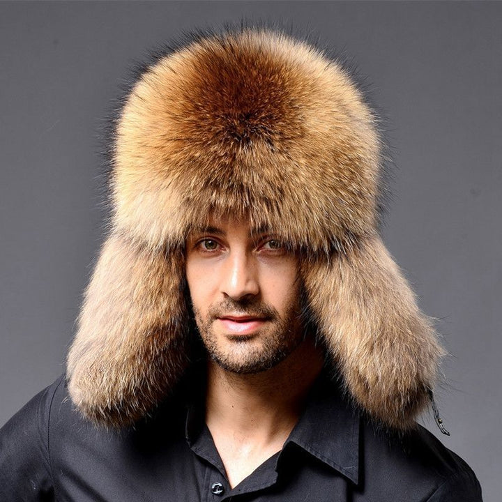 Locomotive Ushanka Men's Winter Thickened Outdoor Cold-proof Earmuffs Hat