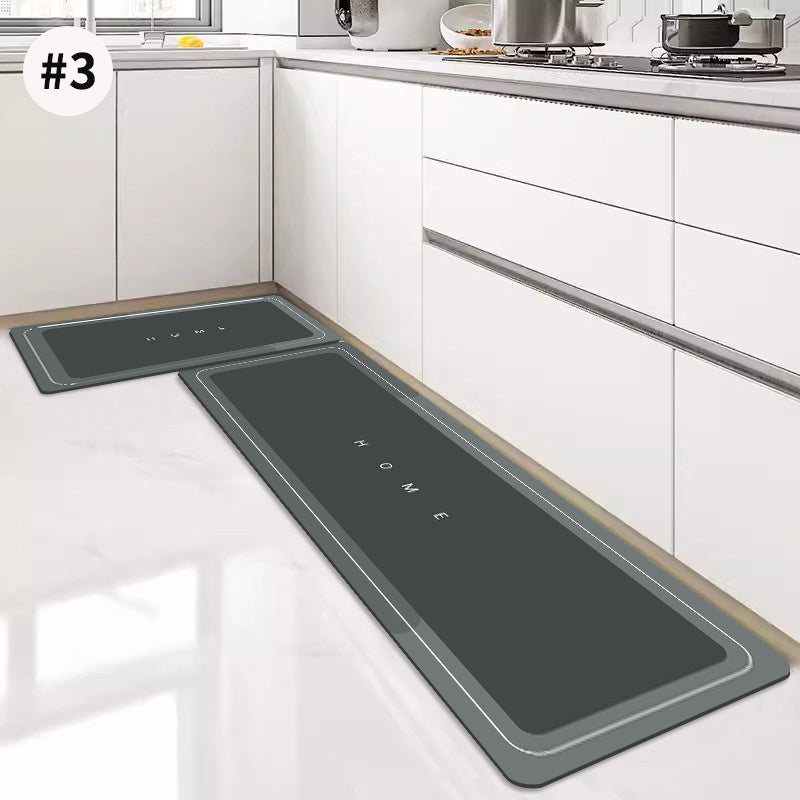 Super Absorbent Non-Slip Diatomite Kitchen Mat