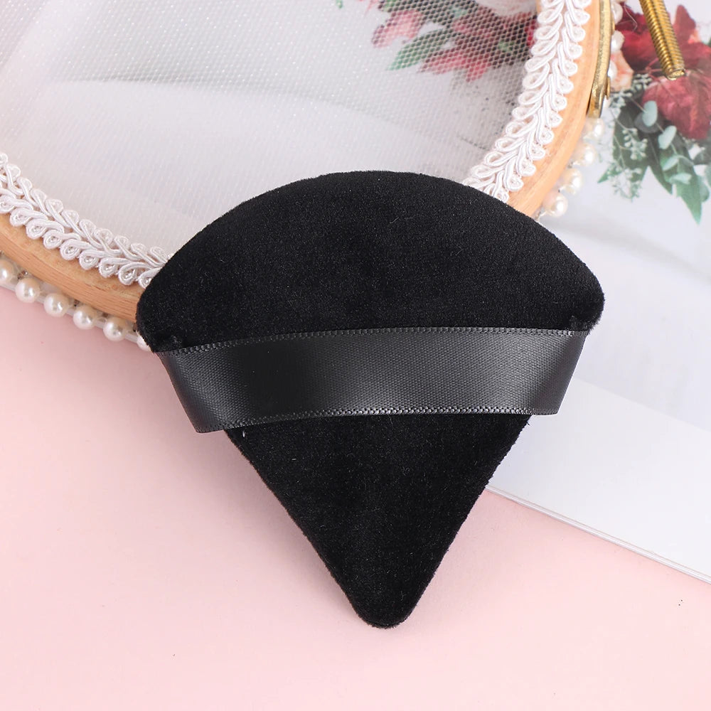 Triangle Powder Puff for Loose Powder - Soft Makeup Sponge for Foundation & Mineral Powder