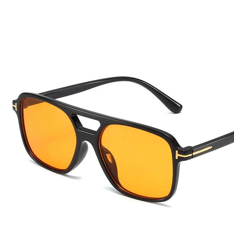 Fashion Square Rivet Sunglasses