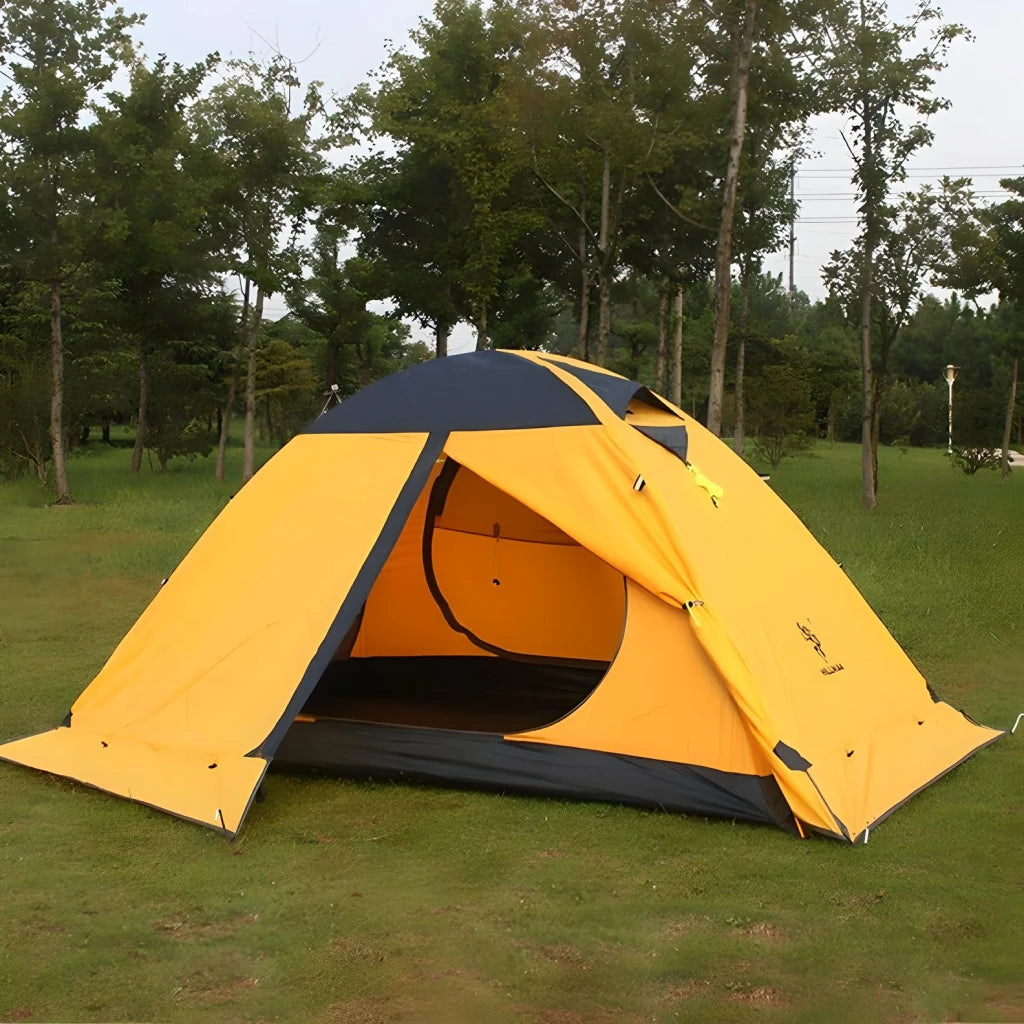 Ultralight Waterproof Double Layer Camping Tent with Snow Skirt