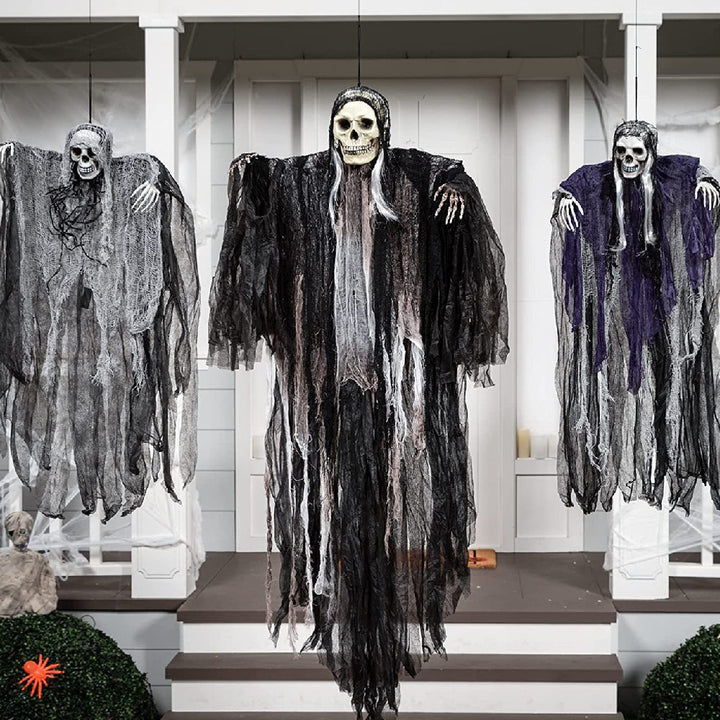 Halloween Decoration Three-piece Hanging Ghost Party Supplies