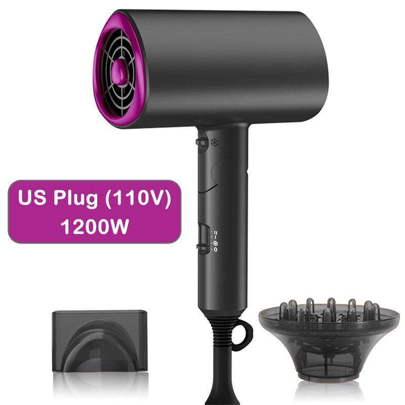 Professional Foldable Hair Dryer with Hot & Cool Settings for Salon-Quality Hair