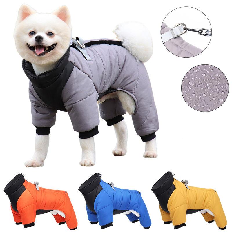 Waterproof Winter Dog Coat with D-Ring