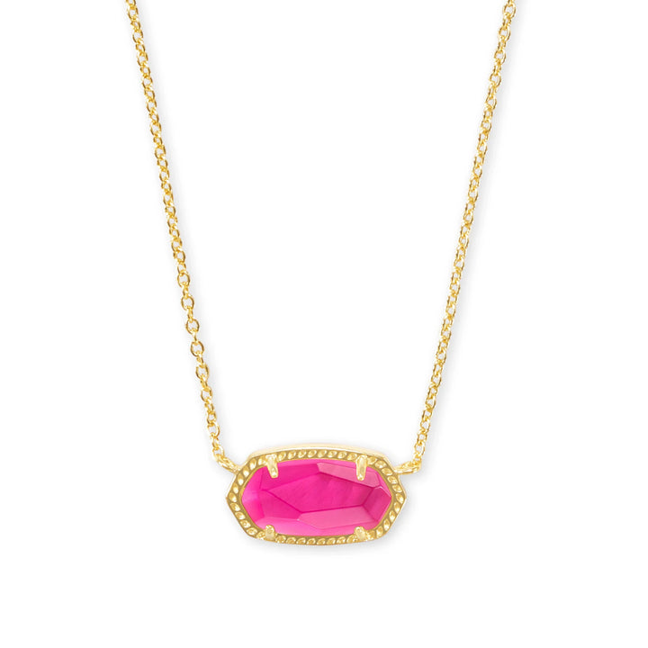 Elegant Gold-Plated Crystal Pendant Necklace