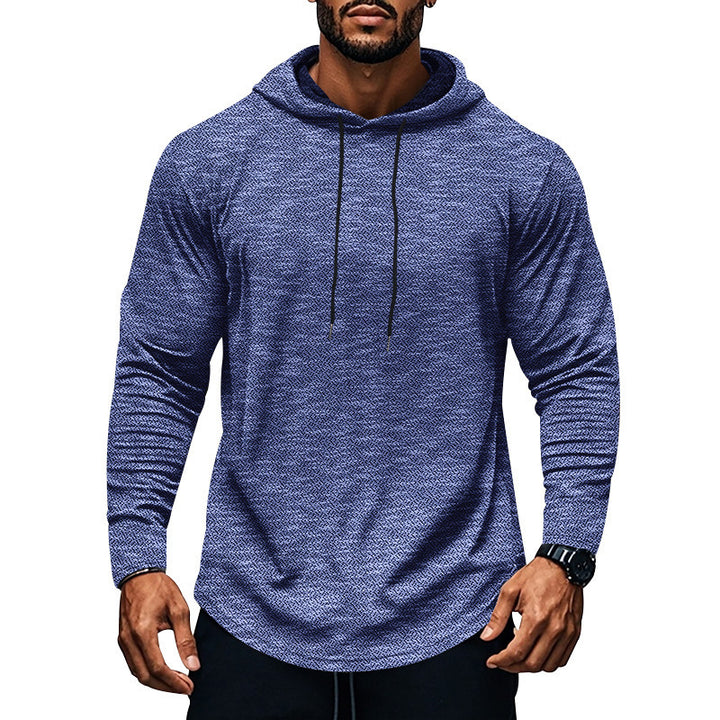 Men's Plus Size Loose Long-sleeved Hooded Sweater