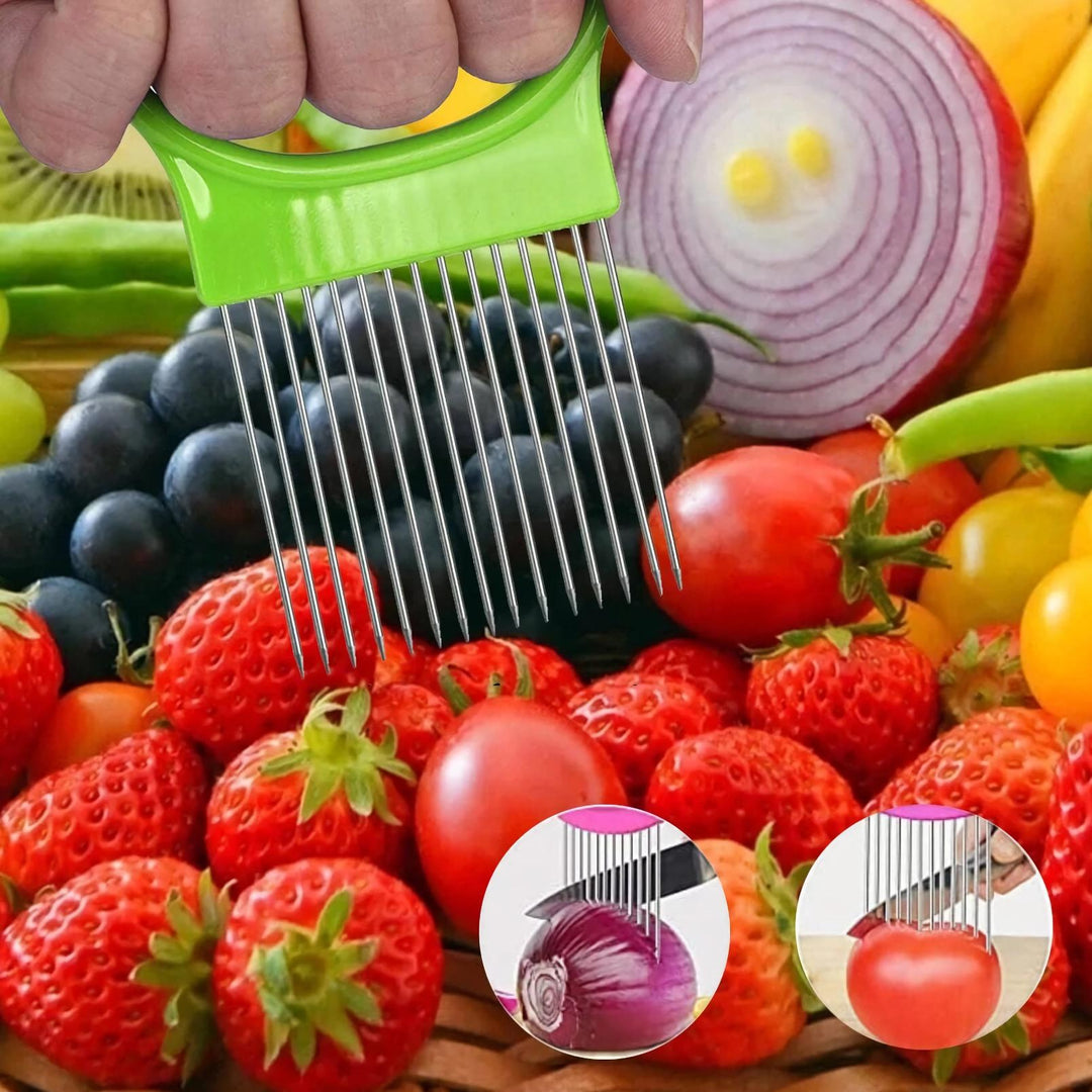 Stainless Steel Hands-Free Vegetable Slicer