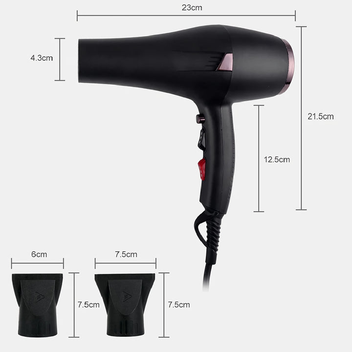 2400W Professional Hair Dryer with Hot and Cold Air