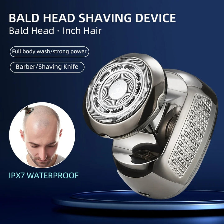 5-in-1 Men's Electric Shaver & Trimmer – Head, Beard, Nose, and Face Grooming with Type-C Charging