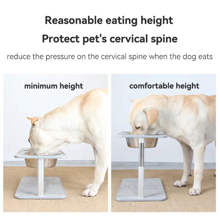 Adjustable Elevated Dog Feeders