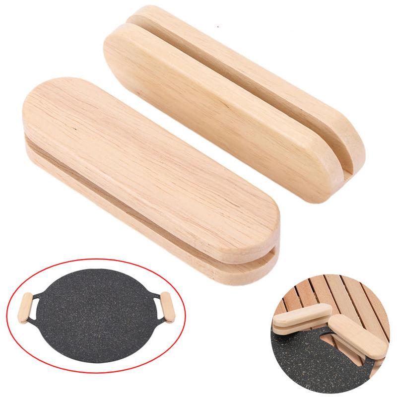 Solid Wood BBQ Pan Handles
