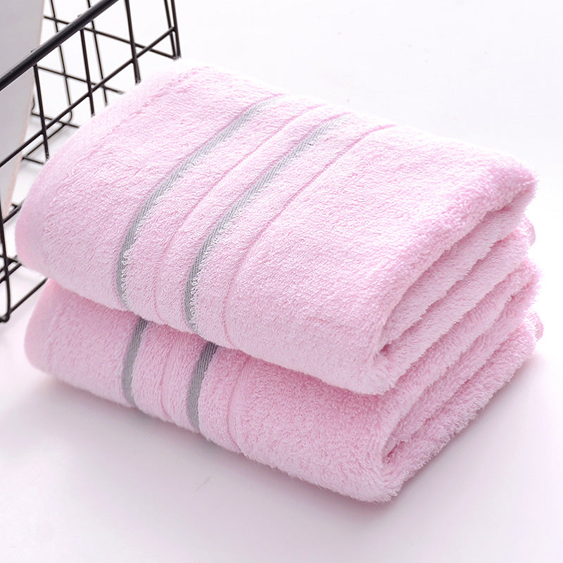 Thick Striped 100% Cotton Face and Hand Towel