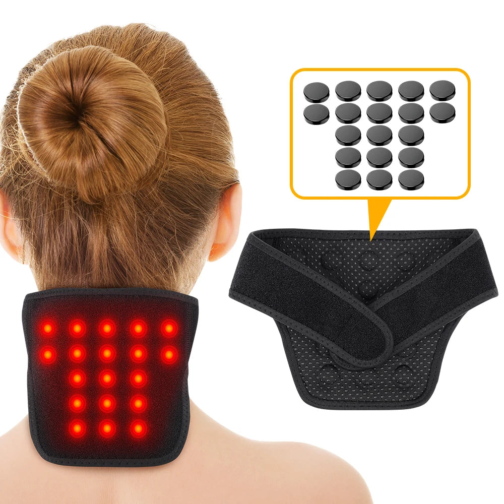 Magnetic Heating Neck Support Brace with 19 Magnets