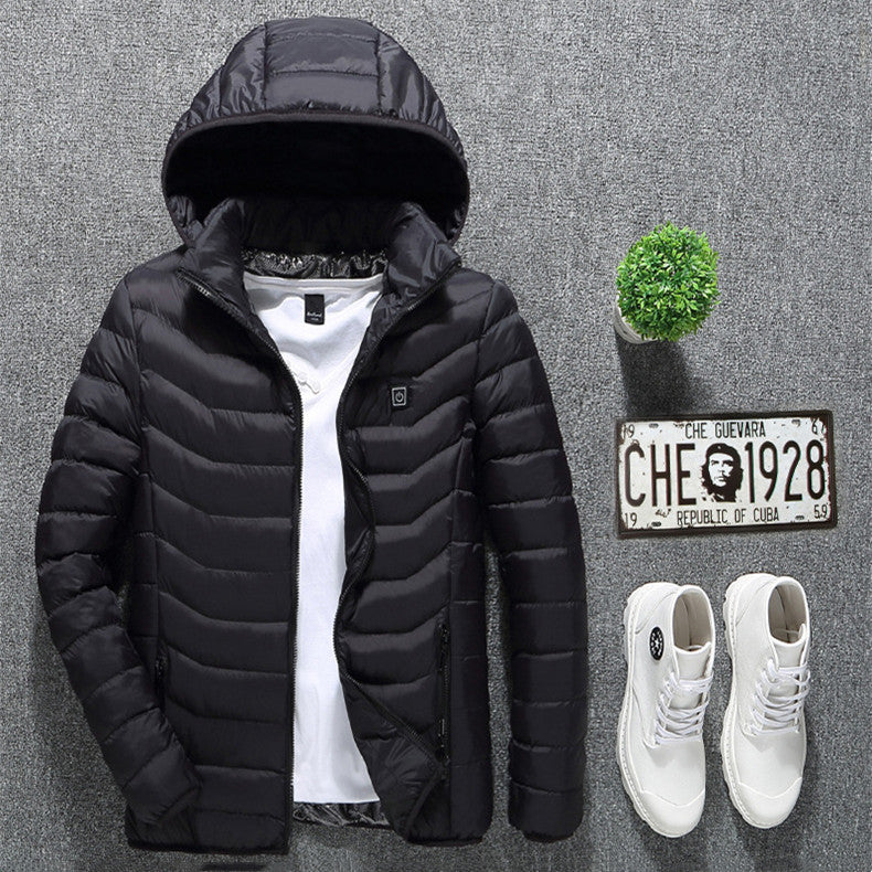 New Heated Jacket Coat USB Electric Jacket Cotton Coat Heater Thermal Clothing