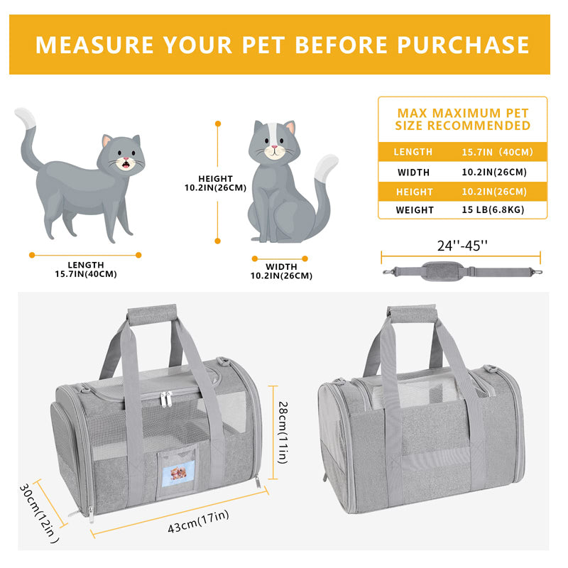 Durable Dog Cat Carrier