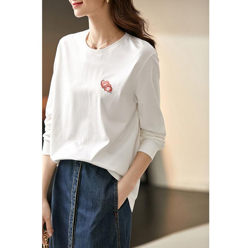 Long Sleeve Print T-Shirts for Women