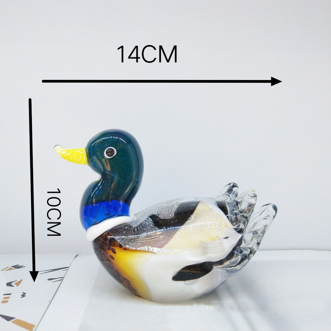 Creative Mandarin Duck Ancient Method Glass Decoration