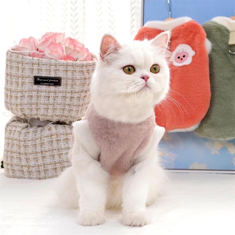 Soft Fleece Vest for Cats & Small Dogs