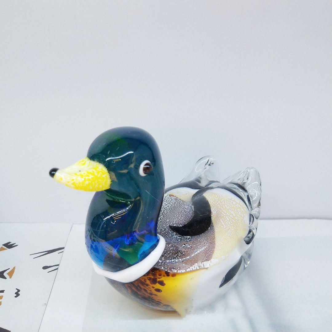 Creative Mandarin Duck Ancient Method Glass Decoration