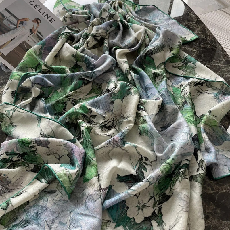 Luxury Silk Cashmere Scarf