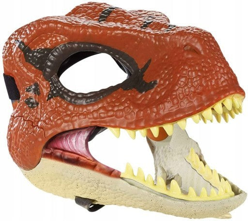 Halloween Velociraptor Dinosaur Moving Mouth Mask Hood