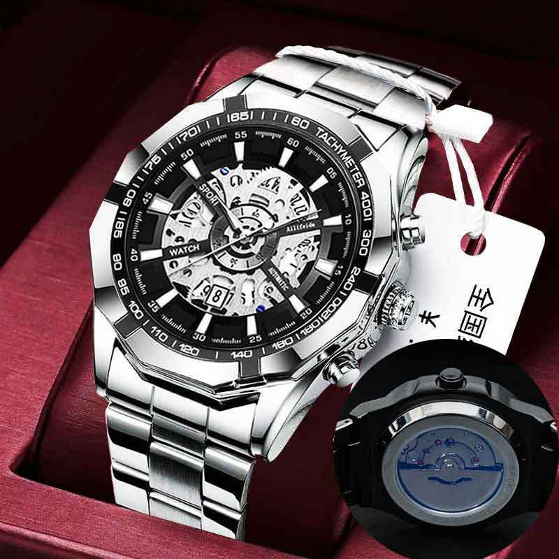 Quartz Watch Men's Back Cover Hollow