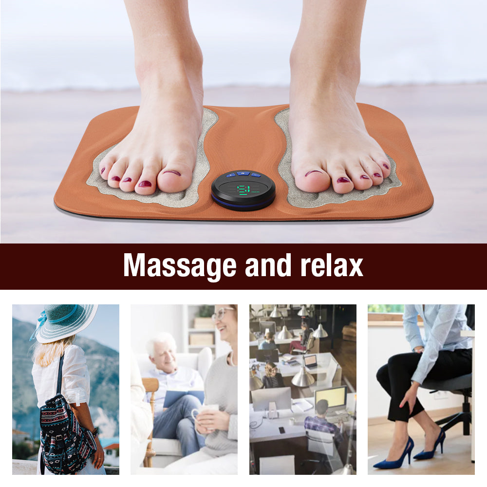 3D EMS Foot Massager - Micro-current Pulse Relaxation Machine