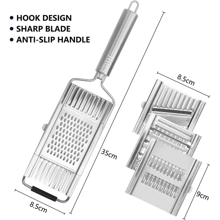 4-in-1 Manual Vegetable Slicer and Grater